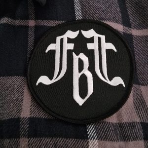 PATCH FBF – 9 cm – noir & blanc