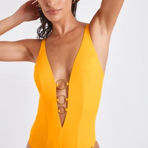 Maillot une pièce Jaune ABALAI BELEZAS