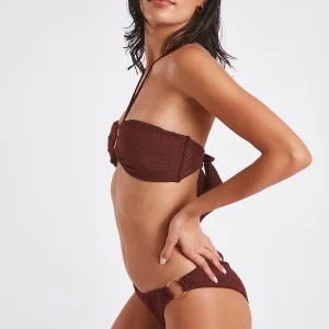 Bas de maillot de bain marron NOBLEA NASAYA