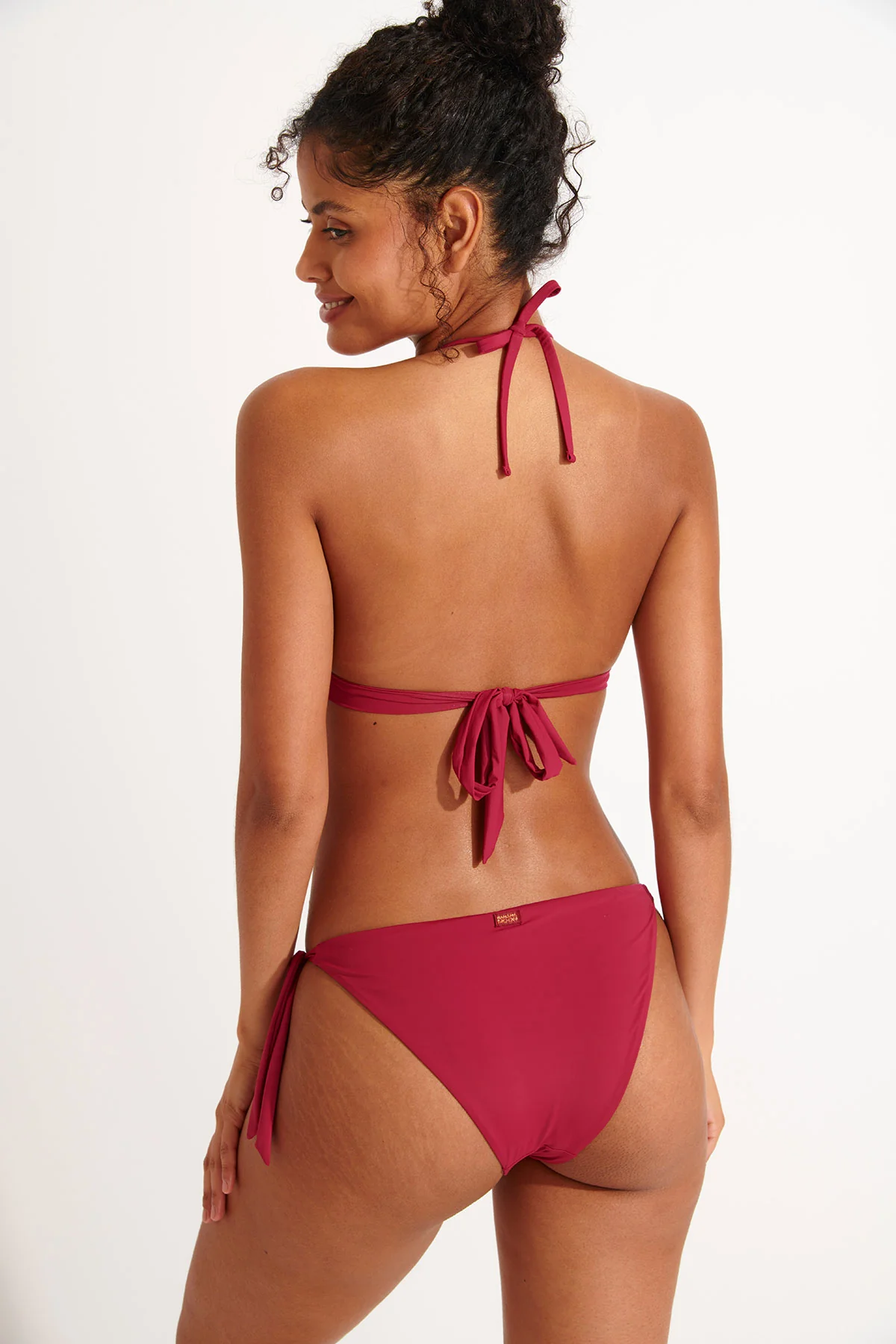 Bas de maillot de bain bordeaux DASIA BAIASUN