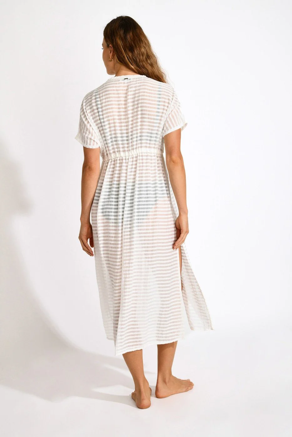 Robe de plage blanche LIZAE PINEDE – Image 3