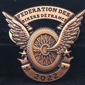 Mini Broche Collector FBF 2022 – pour les ami(e)s des Bikers de France