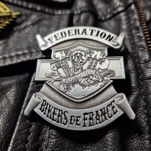 Broche Fédération des Bikers de France – BAR and SHIELD Harley
