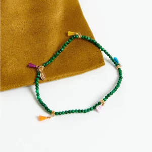 Bracelet en perles vert LILU Bracelet Shashi®
