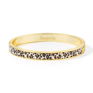 Bracelet Léopard Tina - Blanc sable