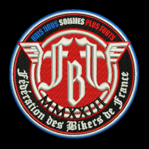 Patch FBF MMXXIII – 9 cm – bleu-blanc-rouge