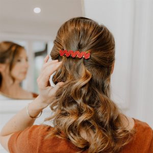 Barrette clip – Cœurs
