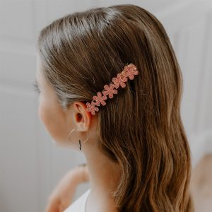Barrette clip – Fleurs