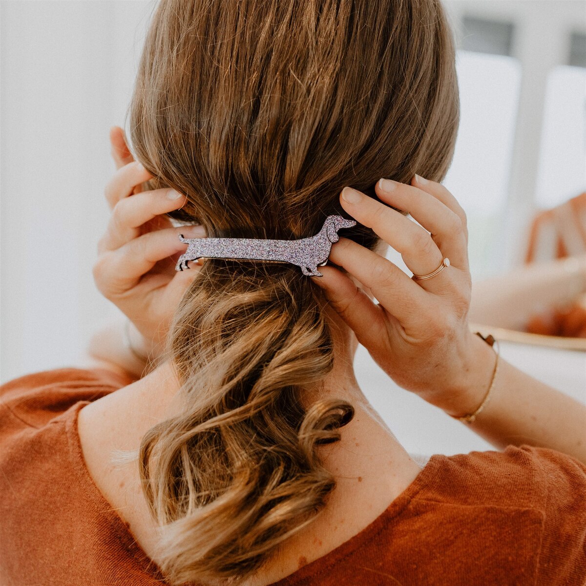 Barrette clip – Teckel – Image 3
