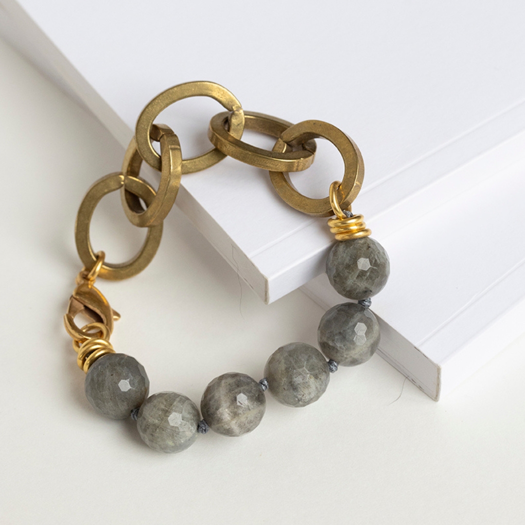 Bracelet Maillons *Labradorite