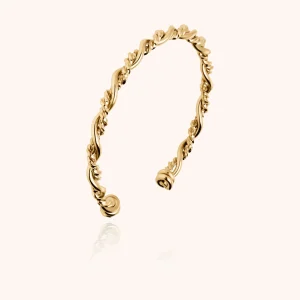 Bracelet Bramble - or jaune laminé