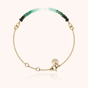 Bracelet Chaîne Nonza - émeraude