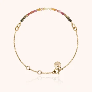 Bracelet Chaîne Nonza - saphir fauve
