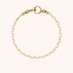 Bracelet Chaîne Cœur Attache moi