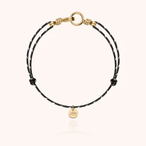 Bracelet Cordon Réfléchissant Attache moi - or jaune laminé