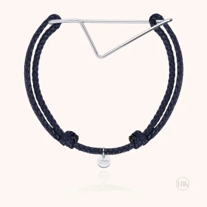 Bracelet Cordon Corsica - or blanc 750/1000
