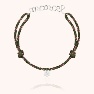 Bracelet Cordon Knot Personnalisé Homme - argent
