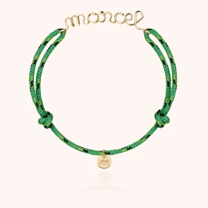 Bracelet Cordon Knot Personnalisé Homme - or jaune 750/1000