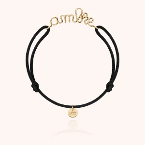 Bracelet Cordon Original Personnalisé - or jaune 750/1000