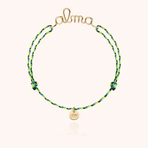 Bracelet Cordon Slim Knot Personnalisé - or jaune 750/1000