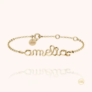 Bracelet Richelieu Personnalisé - or jaune 750/1000