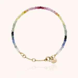 Bracelet Rivière - saphir rainbow