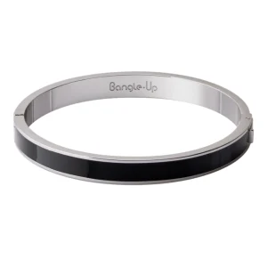 Bracelet  Bangle - Argent et Noir