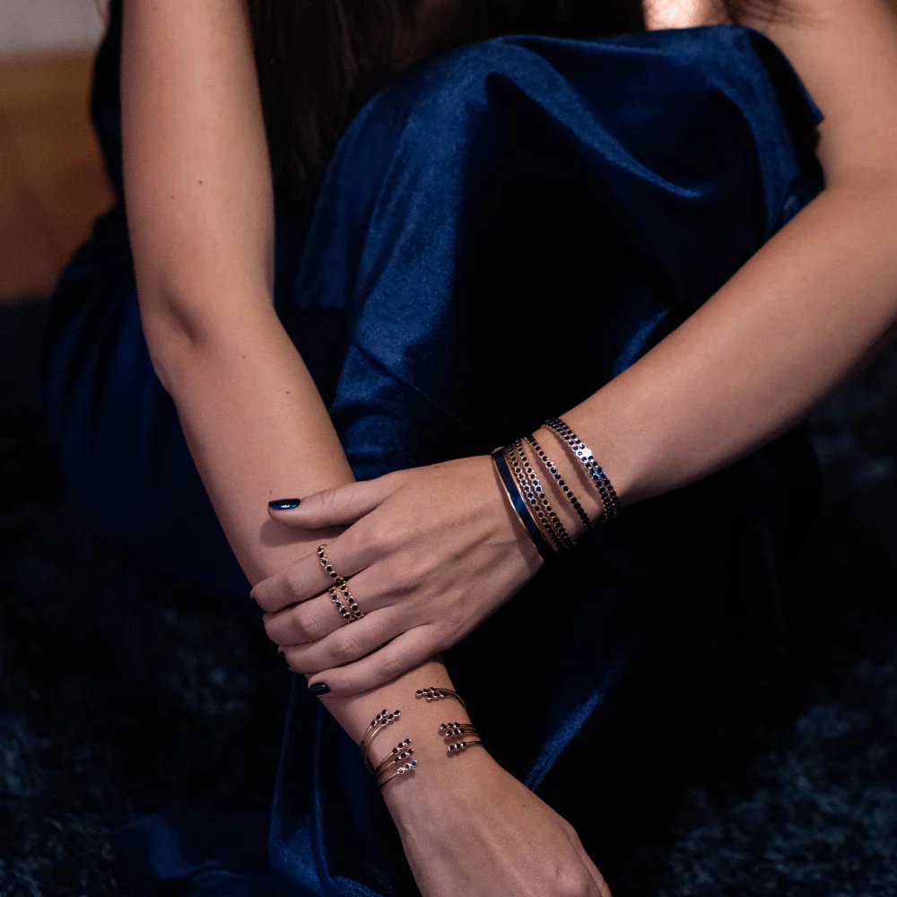 Bracelet Bangle - Bleu Nuit – Image 2