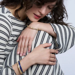Bracelet Bangle - Bleu Navy