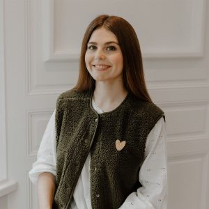 Broche laiton doré – Cœur