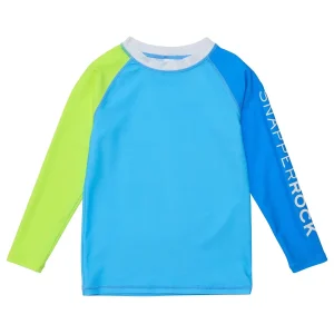 CITRON SPLASH COLORBLOCK LS RASH TOP