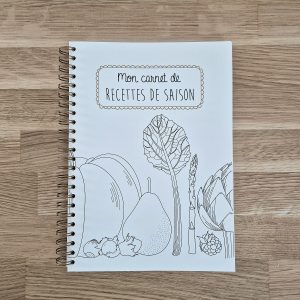 Carnet de recettes de saison – A5