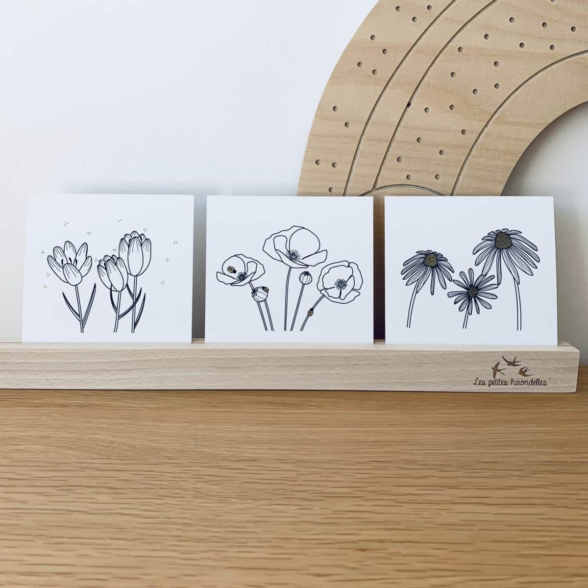 Carte & enveloppe – Marguerites – Image 3
