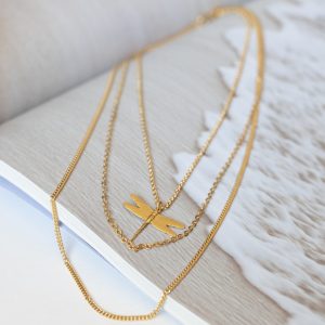 Collier Libellule Triple