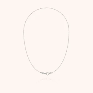 Collier Chaîne Rope Attache moi - argent