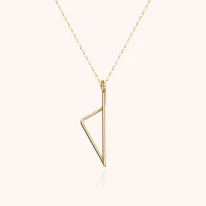 Collier Corsica - or jaune laminé