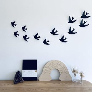 Hirondelles murales en papier