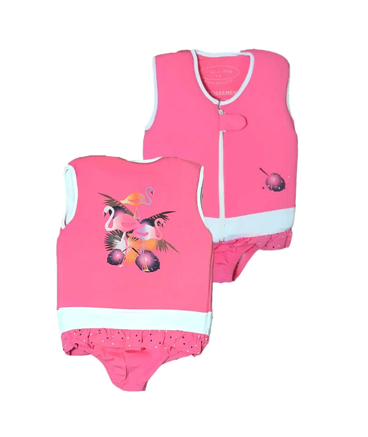 Maillot de bain flottant fille : Flamingo