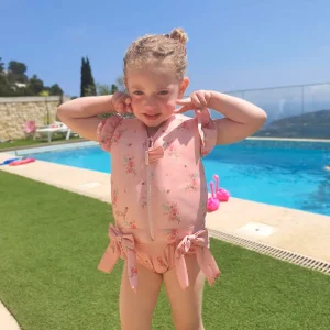 Maillot de bain flottant fille : Fleurette