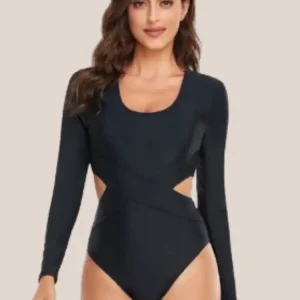 Maillot de bain 1 piece noir amincissant