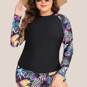 Maillot de bain manche longue Taille Haute