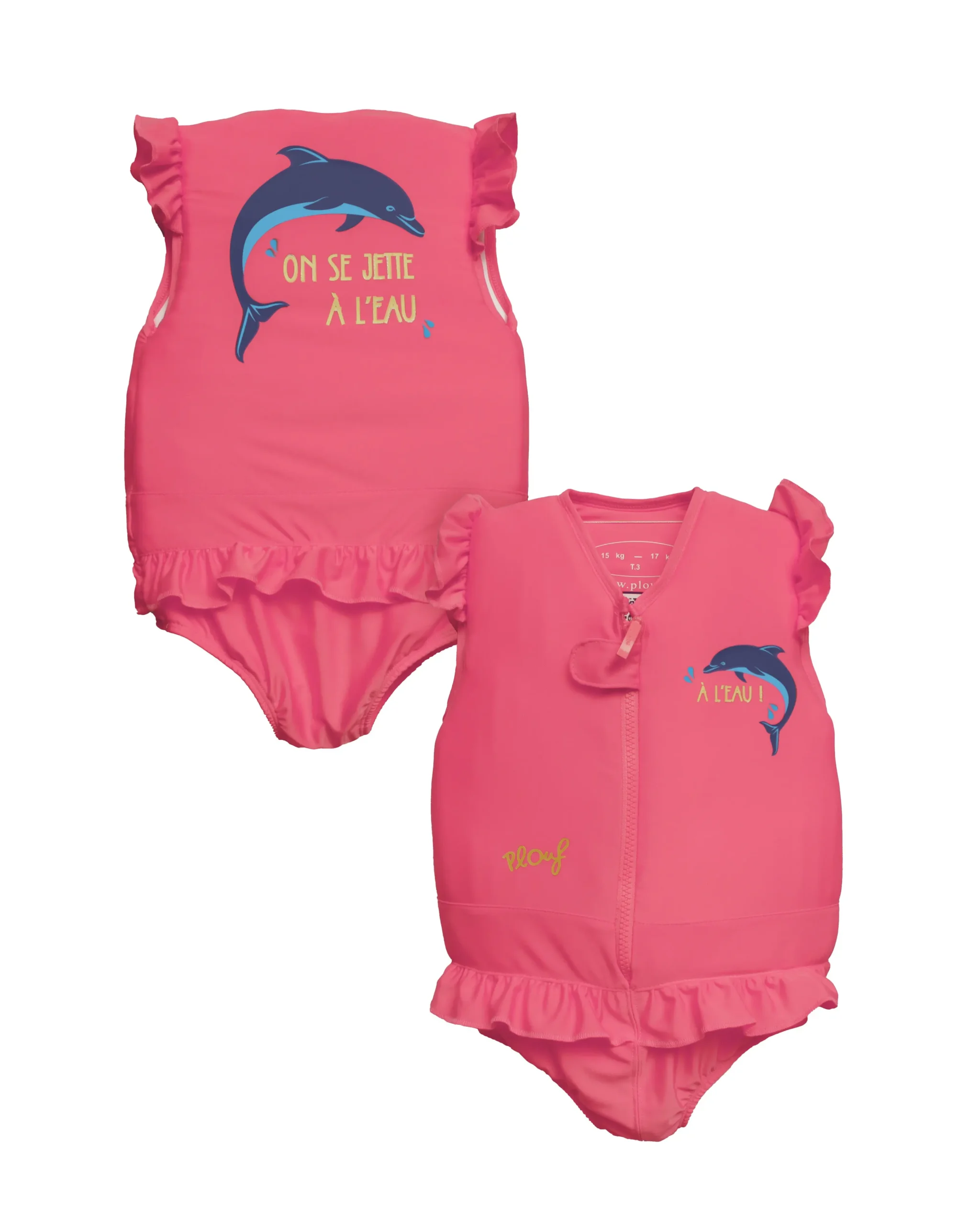 Maillot de bain flottant fille : Dauphin