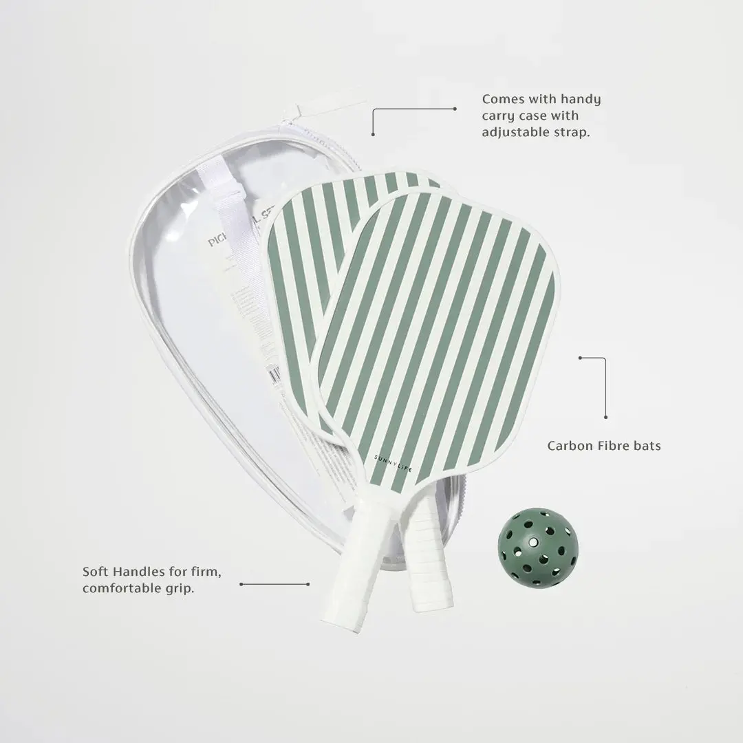 PICKLE BALL SET THE VACAY OLIVE – Image 3