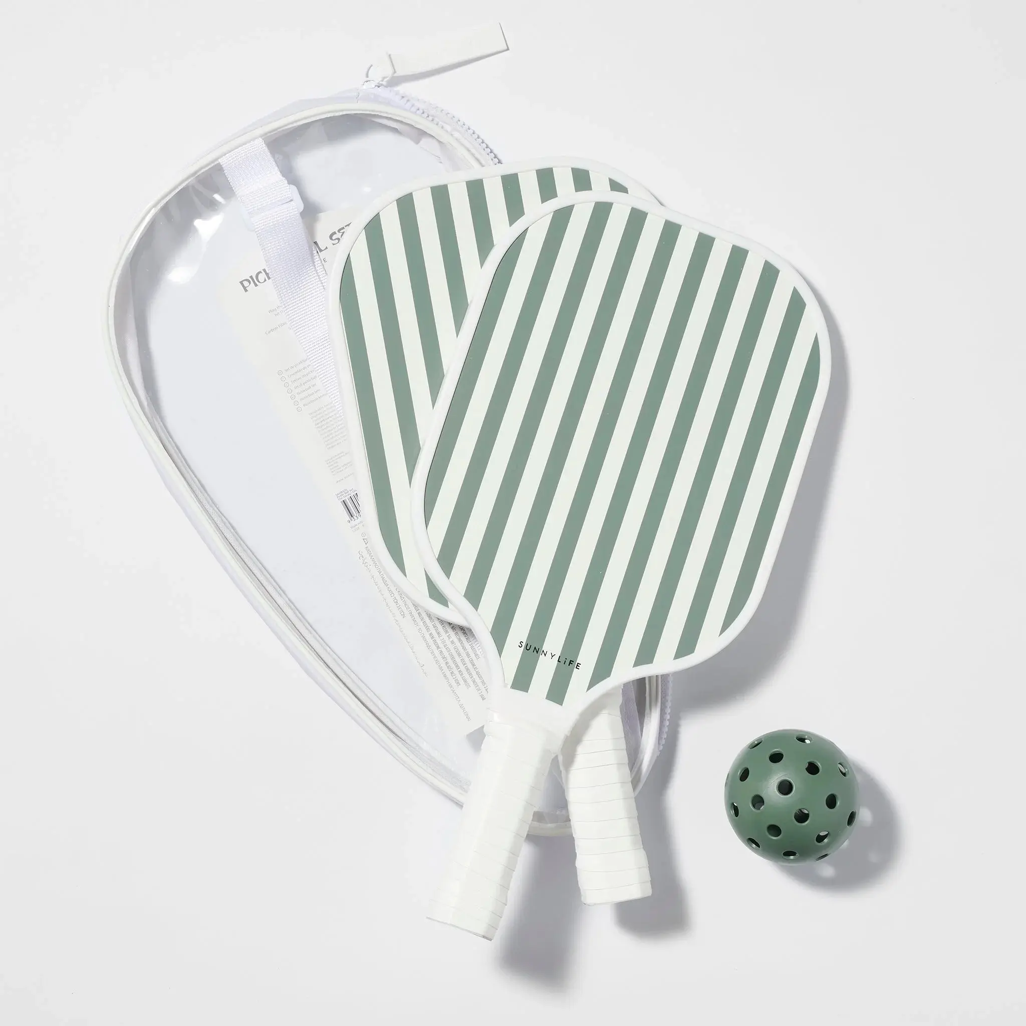 PICKLE BALL SET THE VACAY OLIVE – Image 5