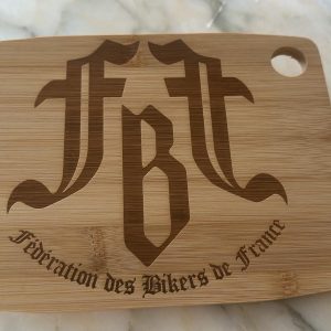 Planche à découper en bois – Logo FBF