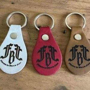 Porte clés en cuir FBF