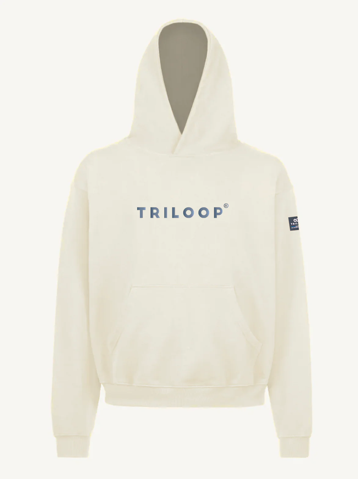 Pull coton Looper Unisexe Oversize Made in Portugal et Bio - Beige