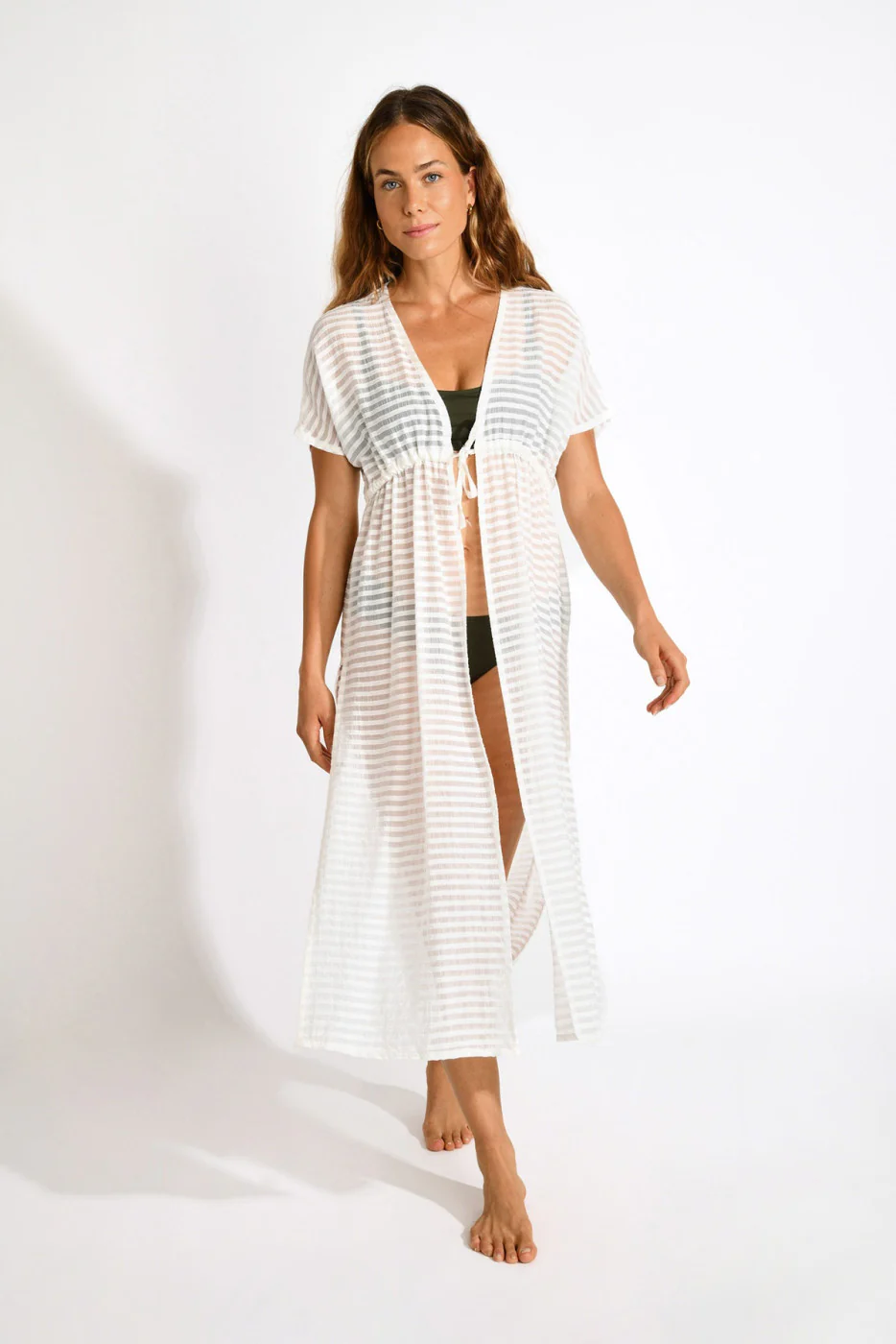 Robe de plage blanche LIZAE PINEDE