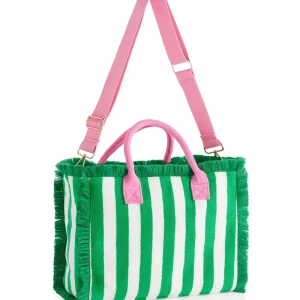 SHIRALEAH CABANA STRIPE TOTE