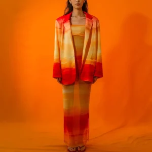 SUNSET SATIN VESTE
